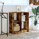 vidaXL füstös tölgy színű szerelt fa könyvespolc 68,5 x 32 x 75 cm