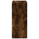 vidaXL füstös tölgy színű szerelt fa könyvespolc 68,5 x 32 x 75 cm