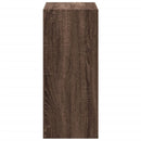 vidaXL barna tölgyszínű szerelt fa könyvespolc 68,5 x 32 x 75 cm