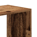 vidaXL antik fa színű szerelt fa könyvespolc 68,5 x 32 x 75 cm