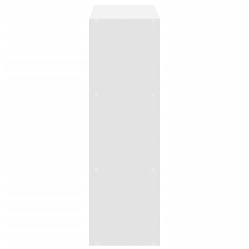 vidaXL fehér szerelt fa könyvespolc 102 x 32 x 102 cm