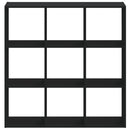 vidaXL fekete szerelt fa könyvszekrény 102 x 32 x 102 cm