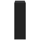 vidaXL fekete szerelt fa könyvszekrény 102 x 32 x 102 cm