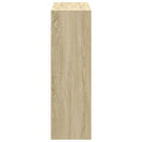 vidaXL sonoma tölgy színű szerelt fa könyvszekrény 102 x 32 x 102 cm