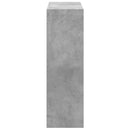 vidaXL betonszürke szerelt fa könyvespolc 102 x 32 x 102 cm