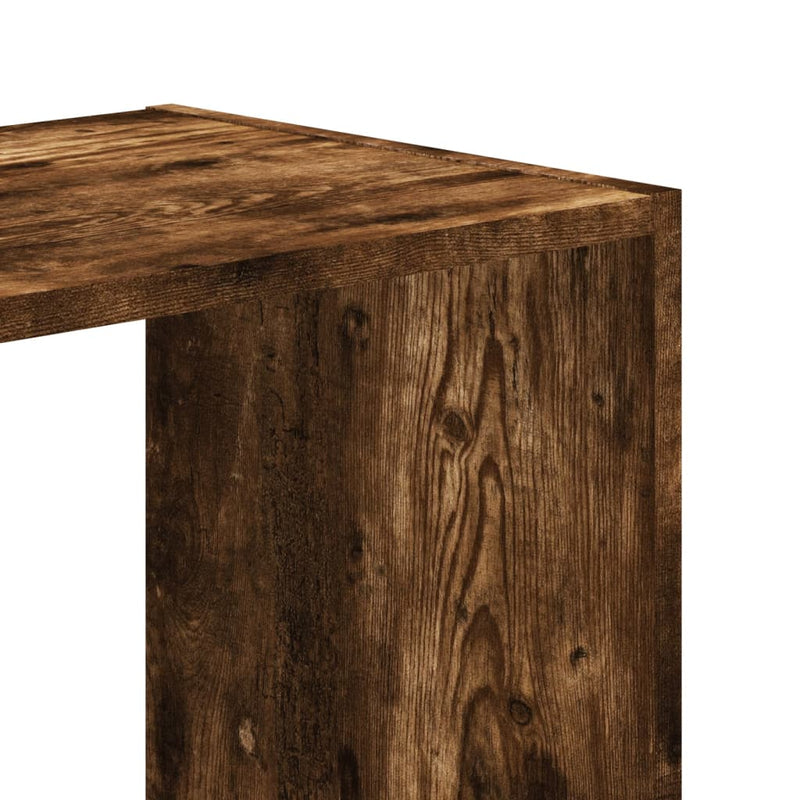 vidaXL füstös tölgy színű szerelt fa könyvespolc 102 x 32 x 102 cm