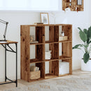 vidaXL antik fa színű szerelt fa könyvespolc 102 x 32 x 102 cm