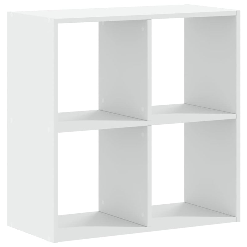 vidaXL fehér szerelt fa könyvespolc 68,5 x 32 x 68,5 cm