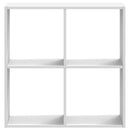 vidaXL fehér szerelt fa könyvespolc 68,5 x 32 x 68,5 cm