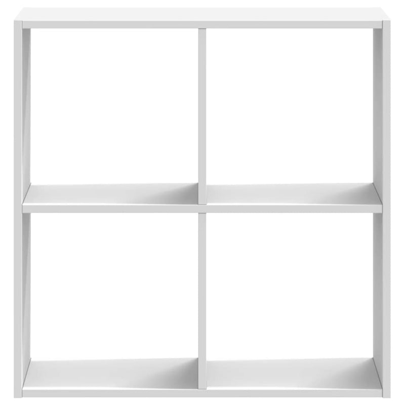 vidaXL fehér szerelt fa könyvespolc 68,5 x 32 x 68,5 cm
