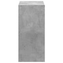 vidaXL betonszürke szerelt fa könyvespolc 68,5 x 32 x 68,5 cm