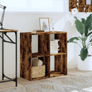 vidaXL füstös tölgy színű szerelt fa könyvespolc 68,5 x 32 x 68,5 cm