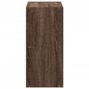 vidaXL füstös tölgy színű szerelt fa könyvespolc 68,5 x 32 x 68,5 cm