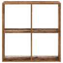 vidaXL antik fa színű szerelt fa könyvespolc 68,5 x 32 x 68,5 cm