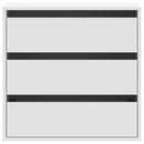 vidaXL fehér szerelt fa fiókos sarokszekrény 60 x 41 x 58 cm