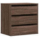 vidaXL barna tölgy színű szerelt fa fiókos sarokszekrény 60x41x58 cm