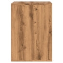 vidaXL kézműves tölgy szerelt fa fiókos sarokszekrény 60 x 41 x 58 cm