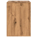 vidaXL kézműves tölgy szerelt fa fiókos sarokszekrény 80 x 41 x 58 cm
