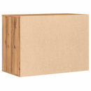 vidaXL kézműves tölgy szerelt fa fiókos sarokszekrény 80 x 41 x 58 cm