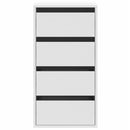 vidaXL fehér szerelt fa fiókos sarokszekrény 40 x 41 x 76 cm