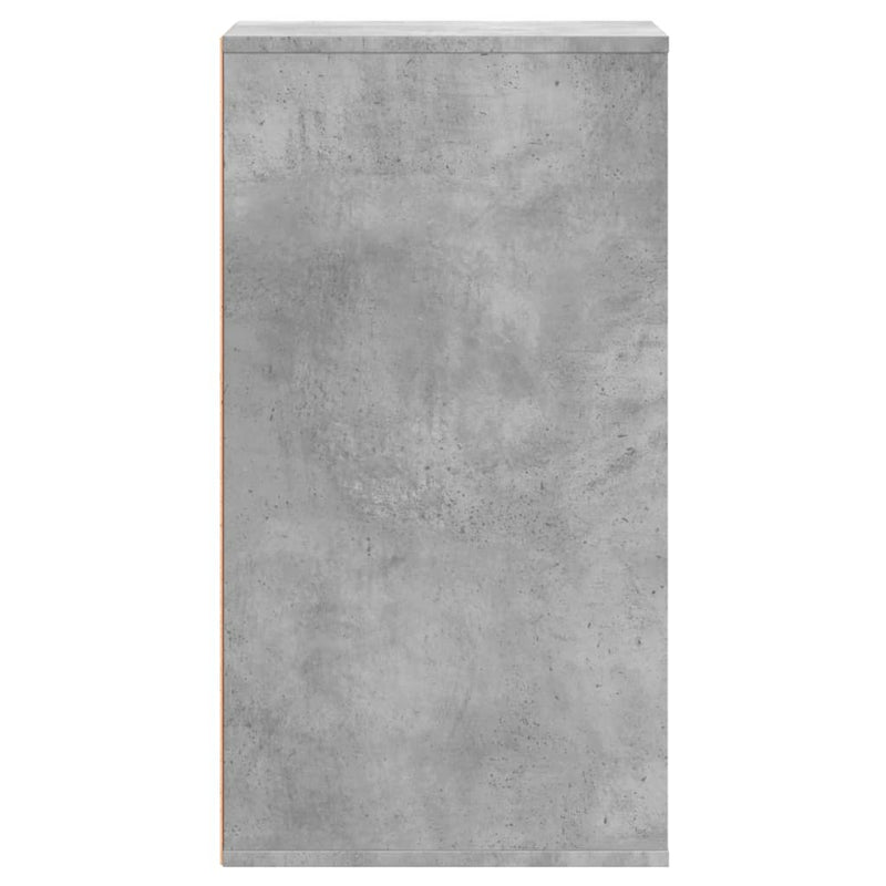 vidaXL betonszürke szerelt fa fiókos sarokszekrény 40 x 41 x 76 cm