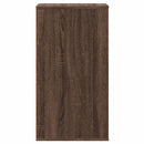 vidaXL barna tölgy színű szerelt fa fiókos sarokszekrény 40x41x76 cm