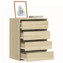 vidaXL sonoma tölgy színű szerelt fa fiókos sarokszekrény 60x41x76 cm