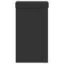 vidaXL 2 db fekete szerelt fa növénytartó állvány 10 x 10 x 18 cm