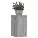 vidaXL 2 db szürke sonoma szerelt fa növénytartó állvány 10x10x18 cm