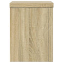 vidaXL 2 db sonoma tölgy szerelt fa növénytartó állvány 15 x 15 x 20cm