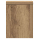 vidaXL 2 db kézműves tölgy szerelt fa növénytartó állvány 15x15x20 cm