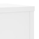 vidaXL 2 db fehér szerelt fa növénytartó állvány 20 x 20 x 30 cm