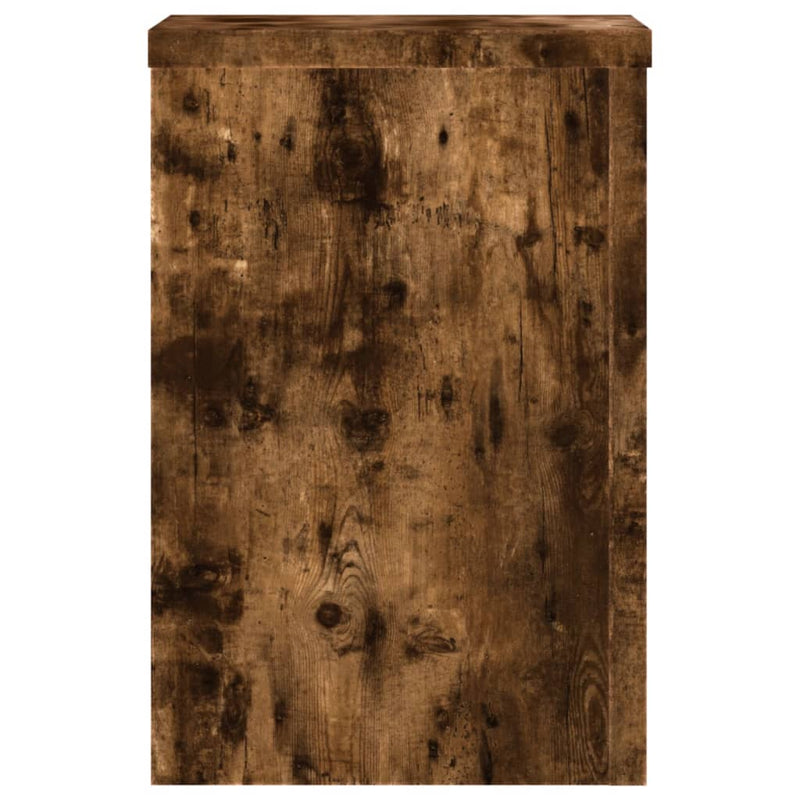 vidaXL 2 db füstös tölgy szerelt fa növénytartó állvány 20 x 20 x 30cm