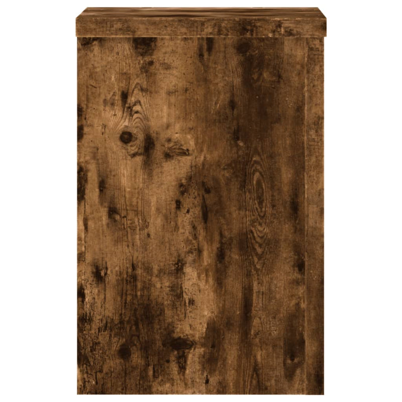 vidaXL 2 db füstös tölgy szerelt fa növénytartó állvány 20 x 20 x 30cm