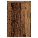 vidaXL 2 db antik fa színű szerelt fa növénytartó állvány 20x20x30 cm