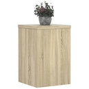vidaXL 2 db sonoma tölgy szerelt fa növénytartó állvány 25 x 25 x 35cm