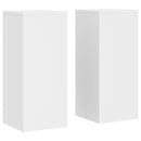 vidaXL 2 db fehér szerelt fa növénytartó állvány 30 x 30 x 70 cm