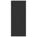 vidaXL 2 db fekete szerelt fa növénytartó állvány 30 x 30 x 70 cm