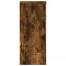 vidaXL 2 db füstös tölgy szerelt fa növénytartó állvány 30x30x70 cm