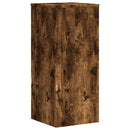 vidaXL 2 db füstös tölgy szerelt fa növénytartó állvány 30x30x70 cm