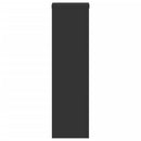 vidaXL 2 db fekete szerelt fa növénytartó állvány 17 x 17 x 60 cm