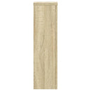 vidaXL 2 db sonoma tölgy szerelt fa növénytartó állvány 17 x 17 x 60cm