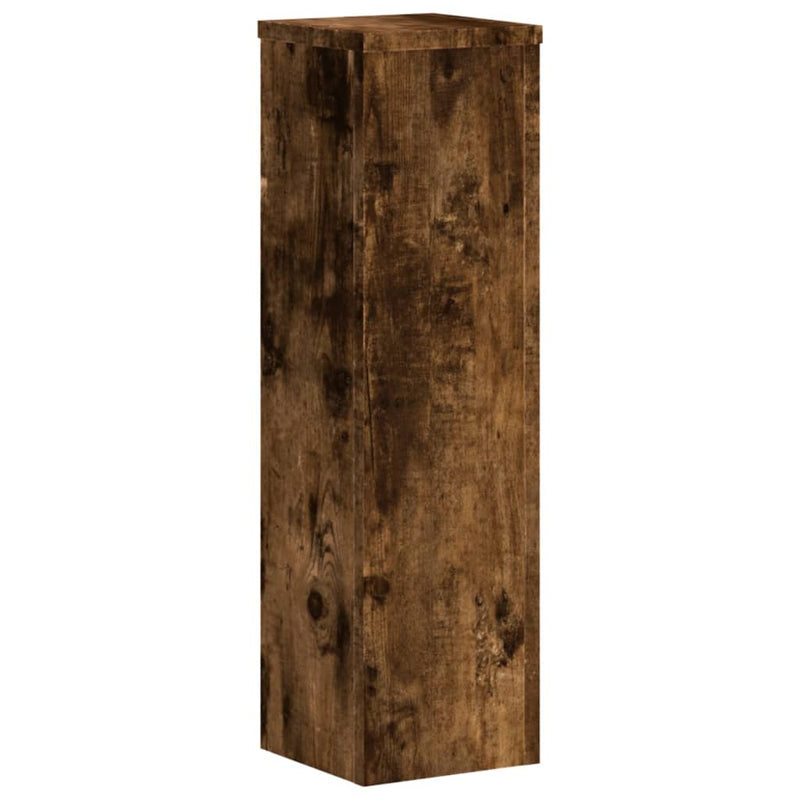 vidaXL 2 db füstös tölgy szerelt fa növénytartó állvány 17 x 17 x 60cm