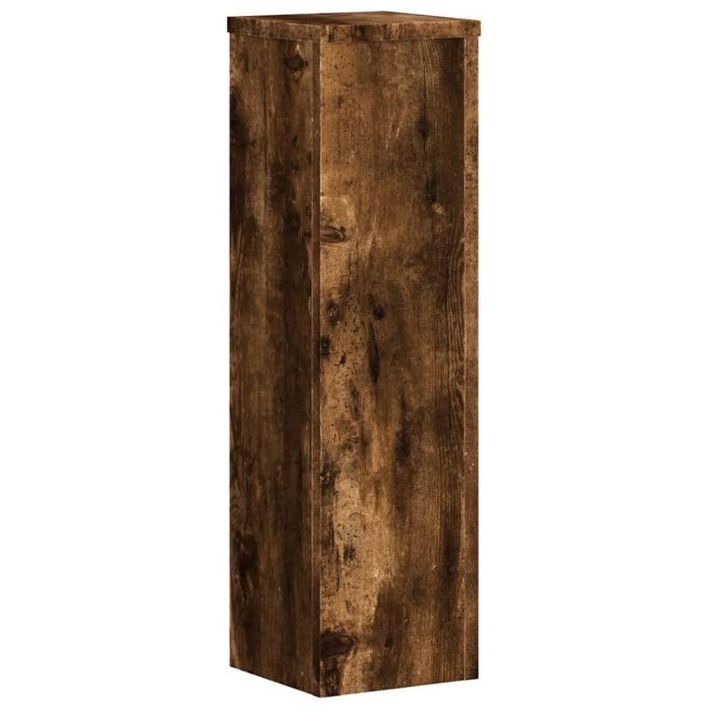 vidaXL 2 db füstös tölgy szerelt fa növénytartó állvány 17 x 17 x 60cm