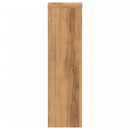 vidaXL 2 db kézműves tölgy szerelt fa növénytartó állvány 17x17x60 cm