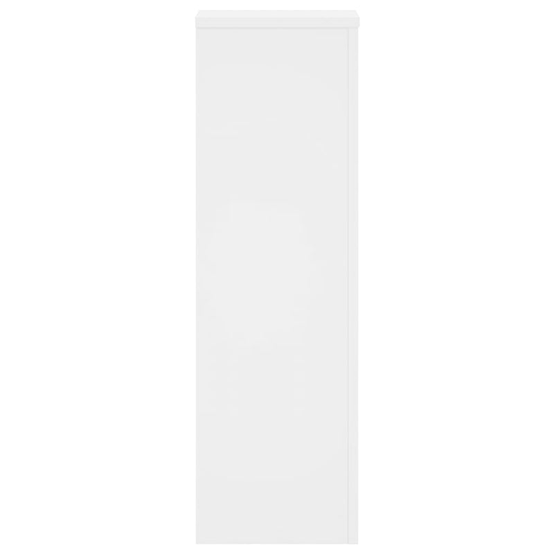 vidaXL 2 db fehér szerelt fa növénytartó állvány 25 x 25 x 80 cm