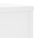 vidaXL 2 db fehér szerelt fa növénytartó állvány 25 x 25 x 80 cm