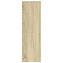 vidaXL 2 db sonoma tölgy szerelt fa növénytartó állvány 25 x 25 x 80cm