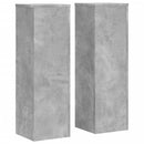 vidaXL 2 db betonszürke szerelt fa növénytartó állvány 25 x 25 x 80 cm