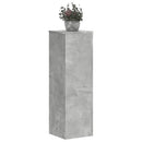 vidaXL 2 db betonszürke szerelt fa növénytartó állvány 25 x 25 x 80 cm